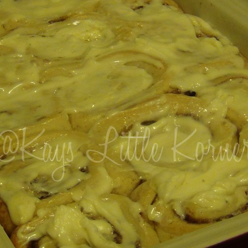 frosted cinnamon rolls