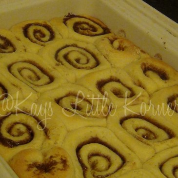 baked cinnamon roll
