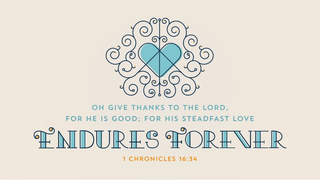 1 Chronicles 16:34 [widescreen]
